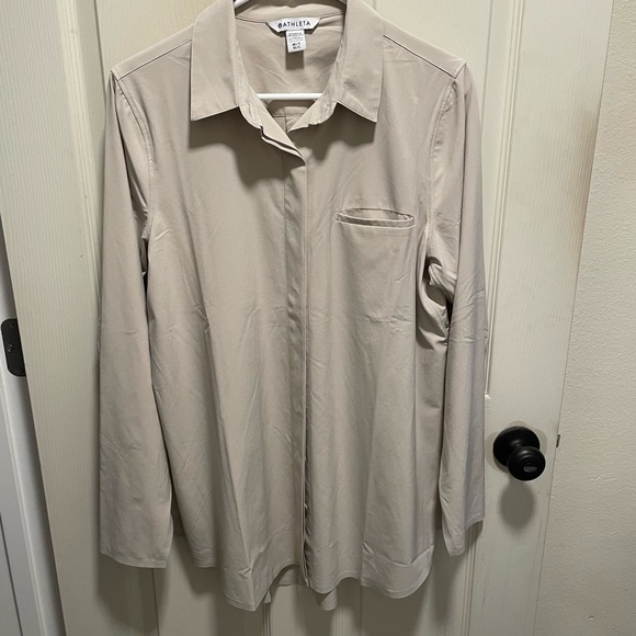 Athleta Urbanite top medium tall in beige - Picture 3 of 4